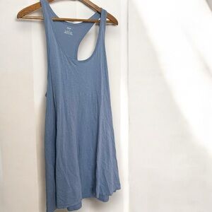 Aerie baby blue flowy oversized modal dress  / beach cover up L